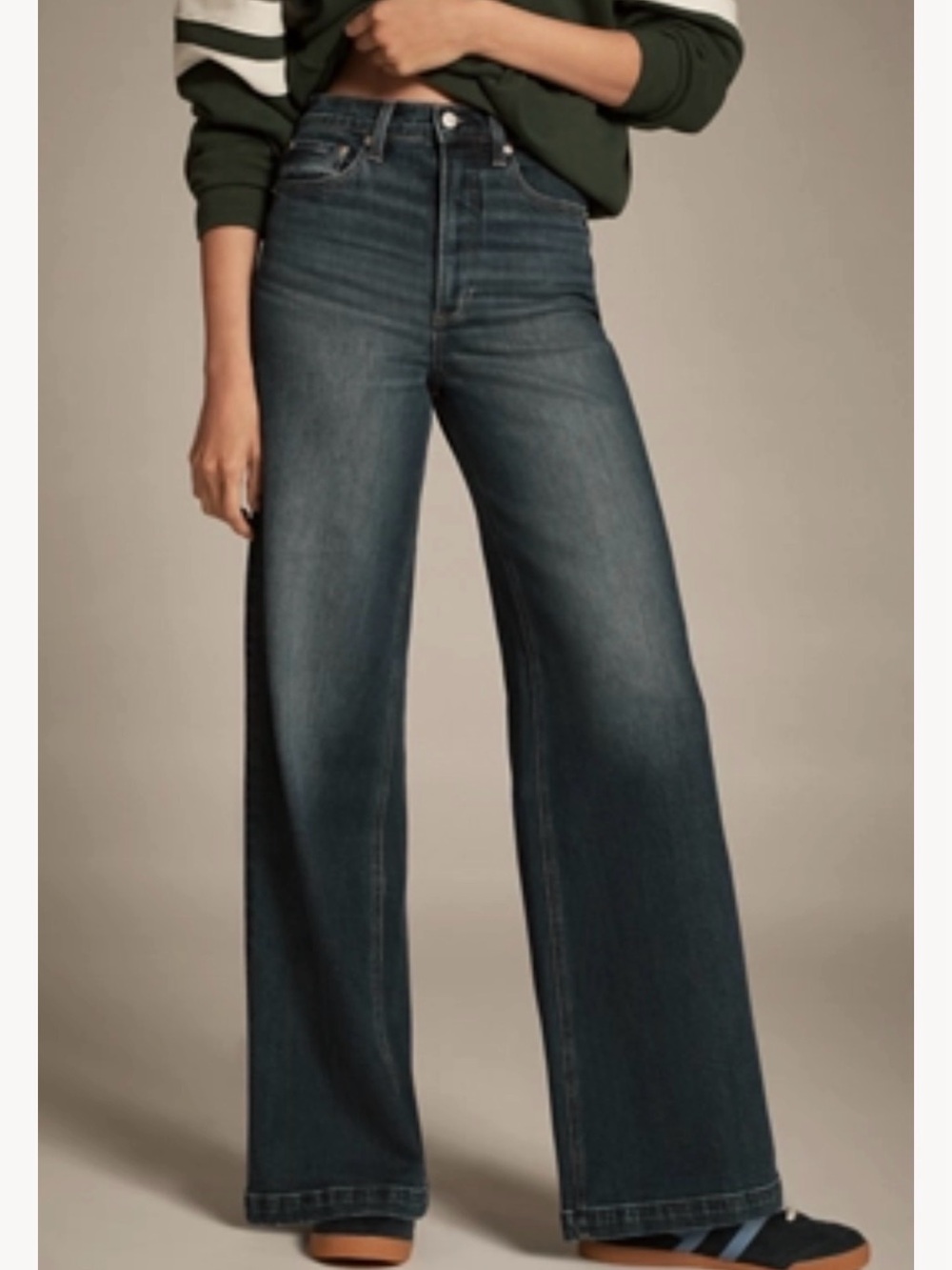 Lana darker denim jeans